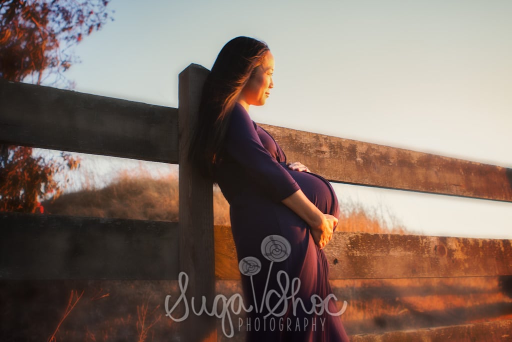 SugaShoc_Photography_Maternity_Photographer_Bucks County_Doylestown_PA_maternity-portrait-art_outdoor_sunset_by_fence
