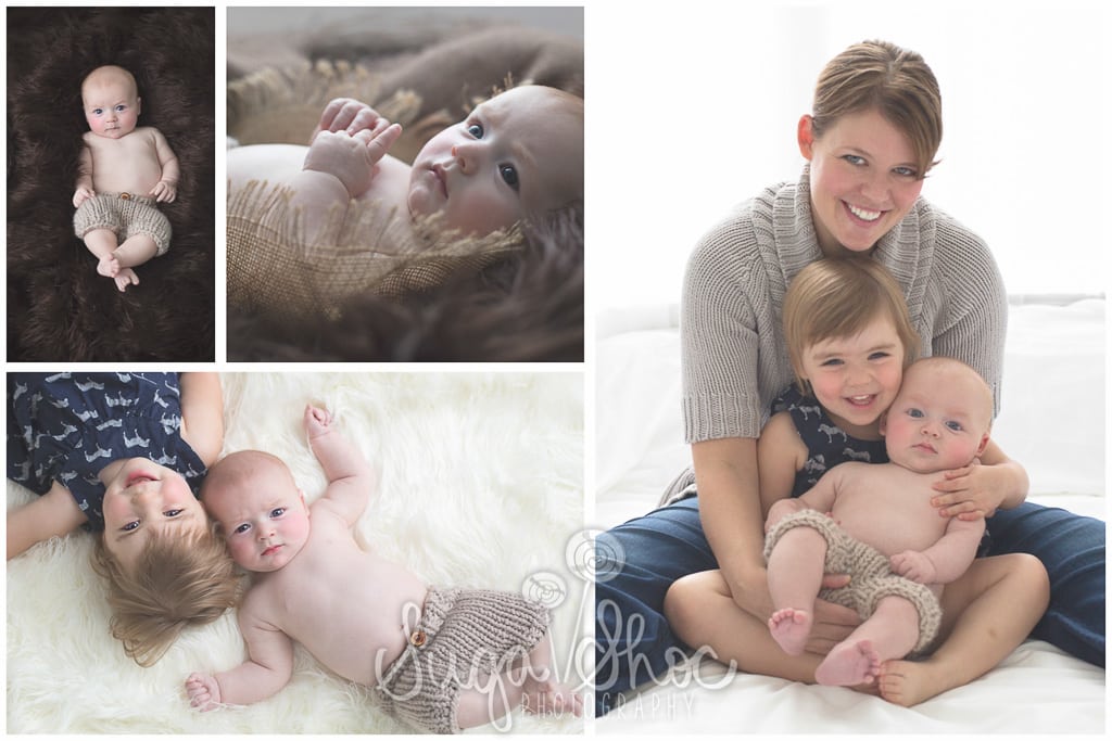 SugaShoc_Photography_Baby_Photographer_Bucks County_Doylestown_PA_three_month_old_photography_session_collage
