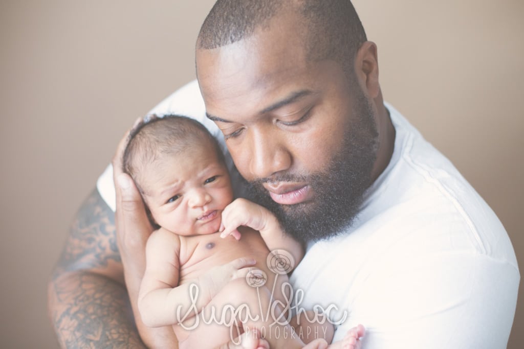 SugaShoc_Photography_Newborn_Photographer_Bucks County_Doylestown_PA_dad_holding_newborn