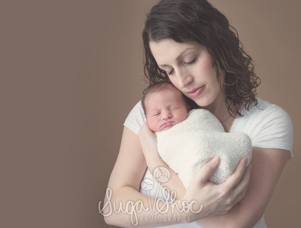 SugaShoc_Photography_Newborn_Photographer_Bucks County_Doylestown_PA_newborn_wrapped_held_by_mom