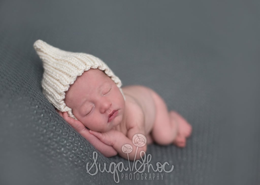 SugaShoc_Photography_Newborn_Photographer_Bucks County_Doylestown_PA_newborn_wearing_knitted_hat