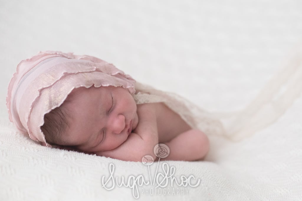 SugaShoc_Photography_Newborn_Photographer_Bucks County_Doylestown_PA_newborn_wrapped_with_pink