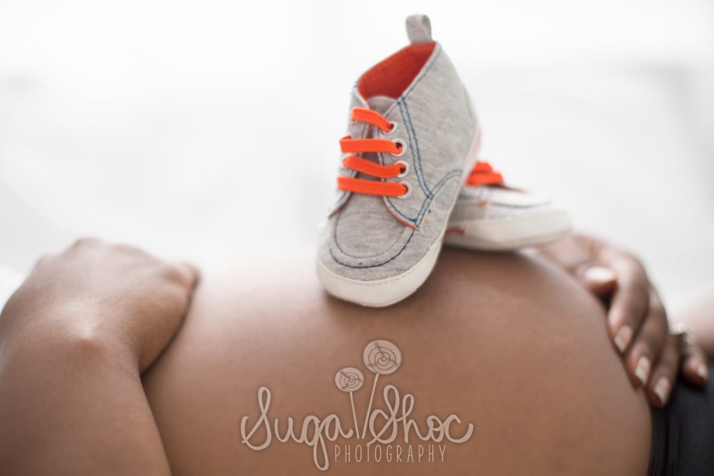 SugaShoc_Photography_Maternity_Photographer_Bucks County_Doylestown_PA_baby_shoes_on_belly