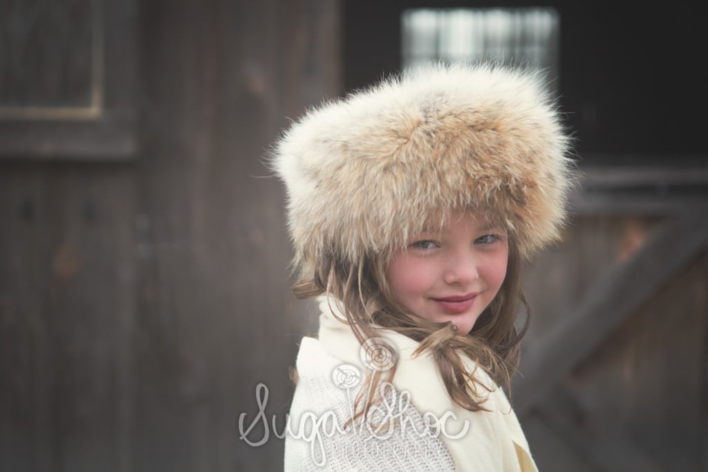 SugaShoc_Photography_Family_Children_Photographer_Bucks County_Doylestown_PA__girl_with_fur_hat_outdoor