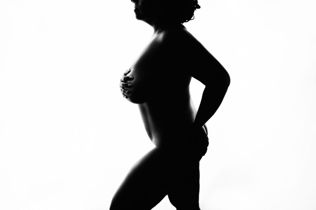 boudoir photo shoot pa nj, nude silhouette