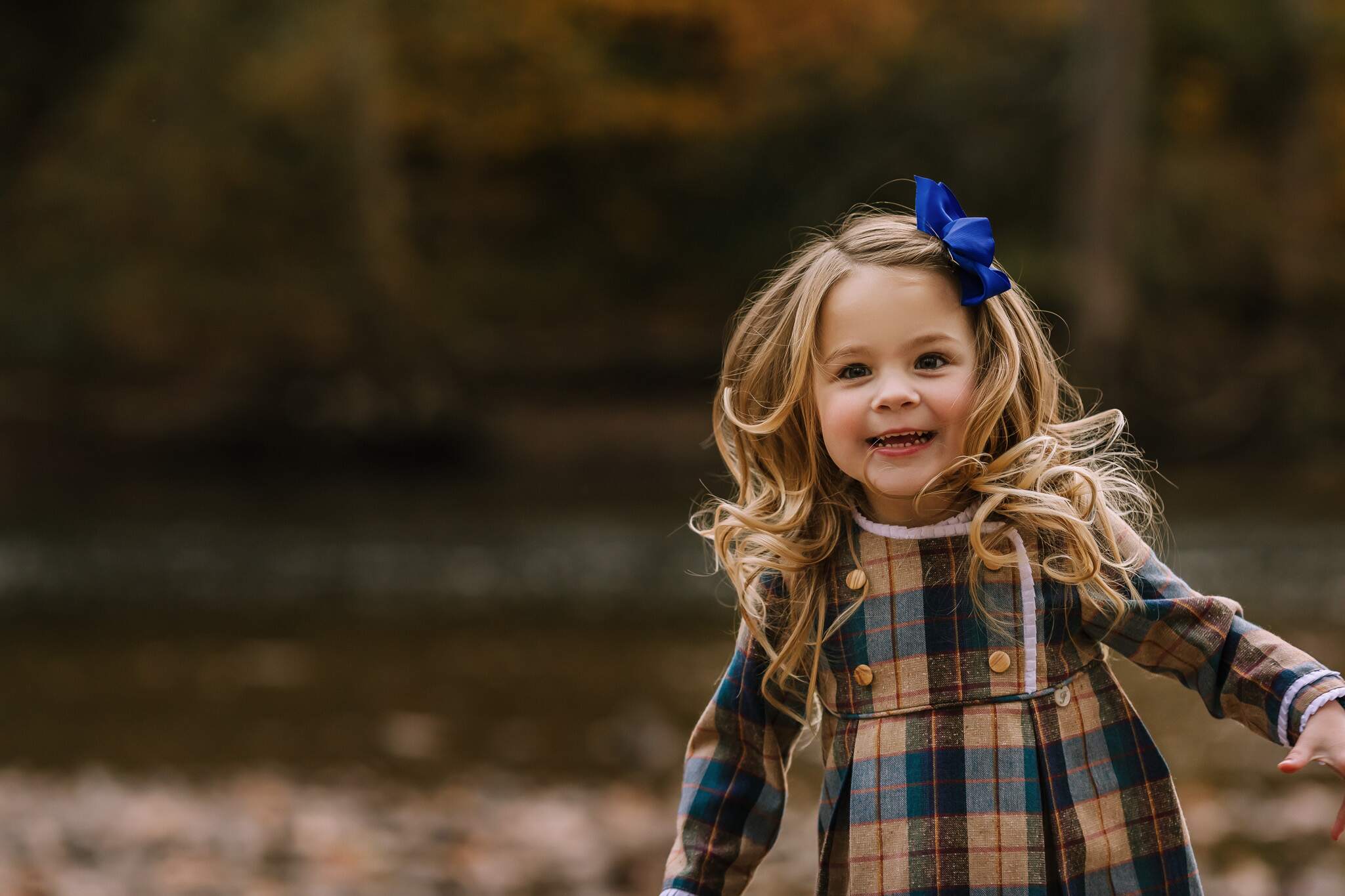 Outdoor fall child photoshoot in PA.